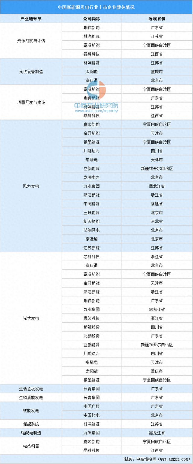 2024年中国新能源发电行业业务布局与发展战略