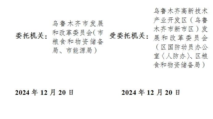 乌鲁木齐市发展和改革委员会（市粮食和物资储备局、市能源局）委托书(图2)