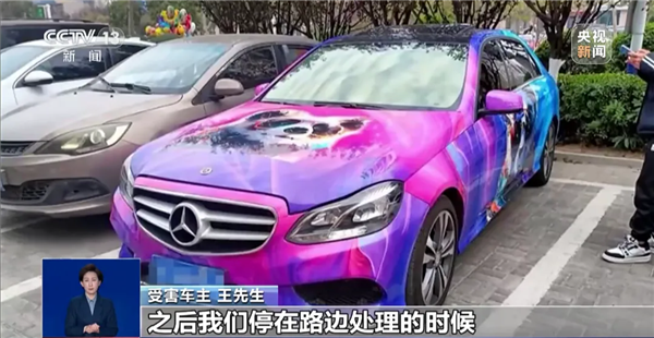 央视曝光“彩绘车衣”碰瓷骗保：5年制造33起无责事故骗了近50万元(图1)